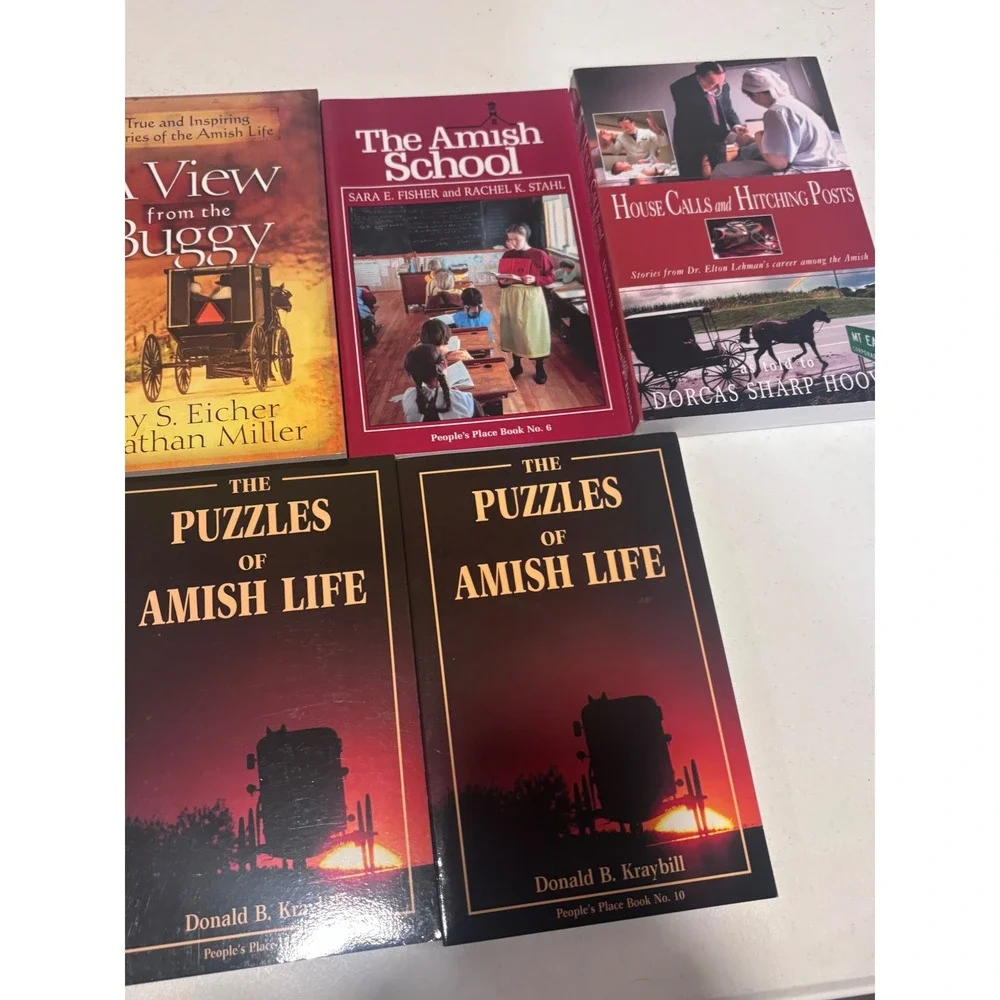 Amish and Mennonite Book Lot of 7 Peoples Place Series History Culture Religion